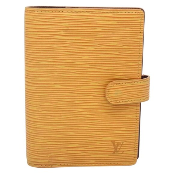 LOUIS VUITTON Epi Agenda PM Day Planner Cover Yellow - Picture 1 of 15